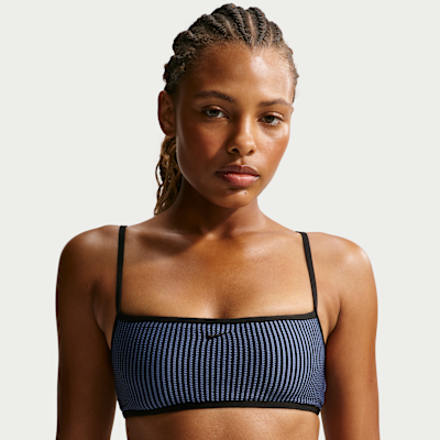 Nalashirring水着 Nike Swim Women's Ripple Texture Bralette Bikini Top. Nike.com